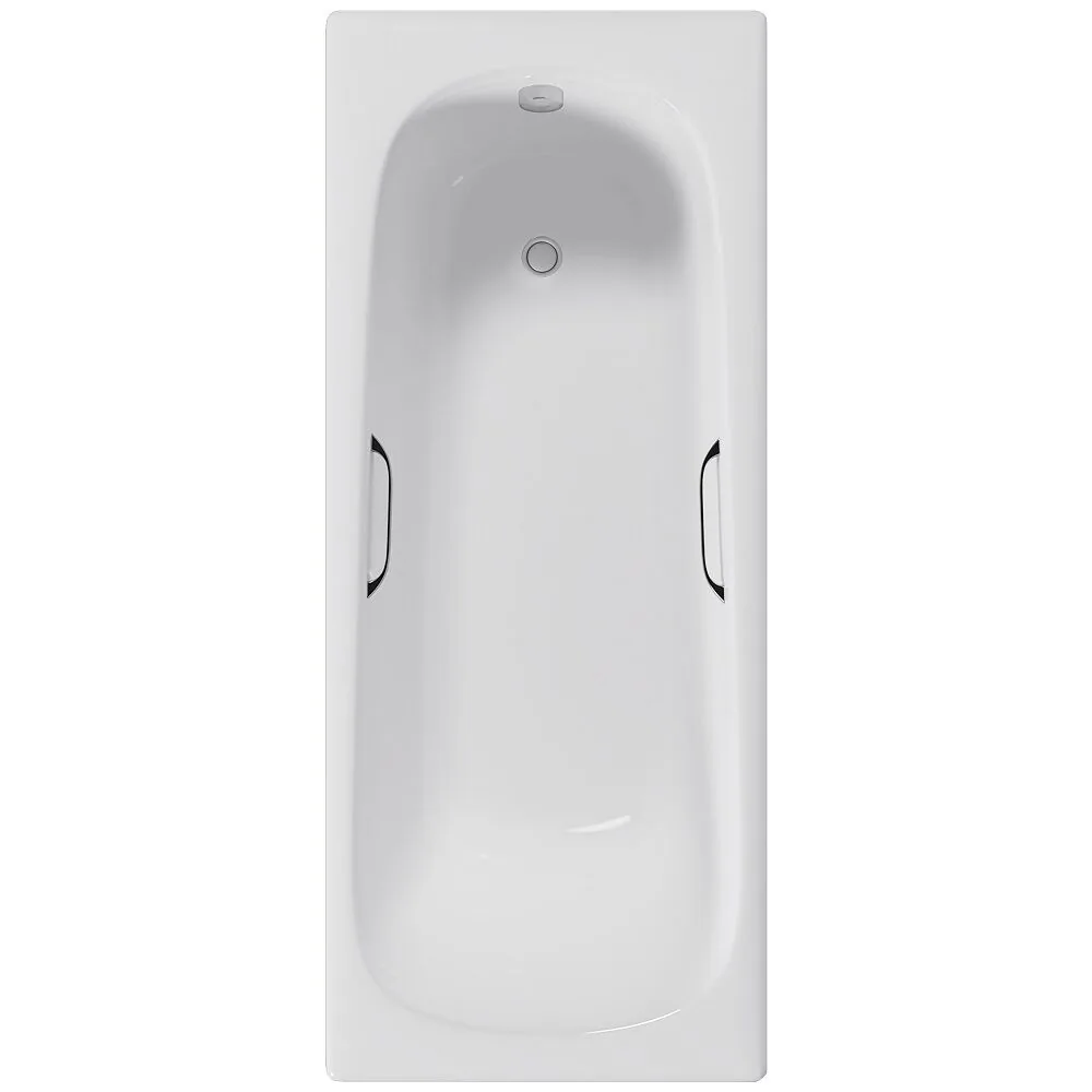 картинка Ванна чугунная Delice Continental Limited Edition 165х70 с отверстиями под ручки DLR230644R 