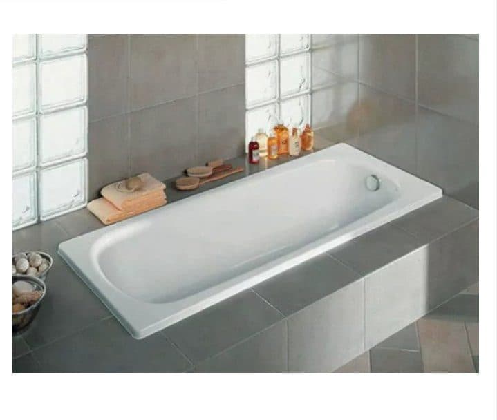картинка Чугунная ванна Jacob Delafon Soissons 170x70 с ножками E4113-NF и слив-переливом E70174-CP хром 