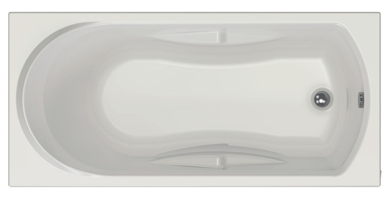 картинка Акриловая ванна Eurolux ONTARIO 160x75 с каркасом, экраном и слив-переливом 