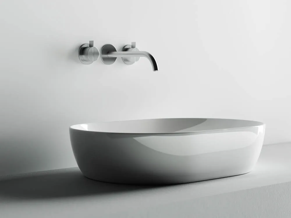 картинка Накладная раковина Ceramicanova Element CN5009 цвет белый 60х41.5 см 