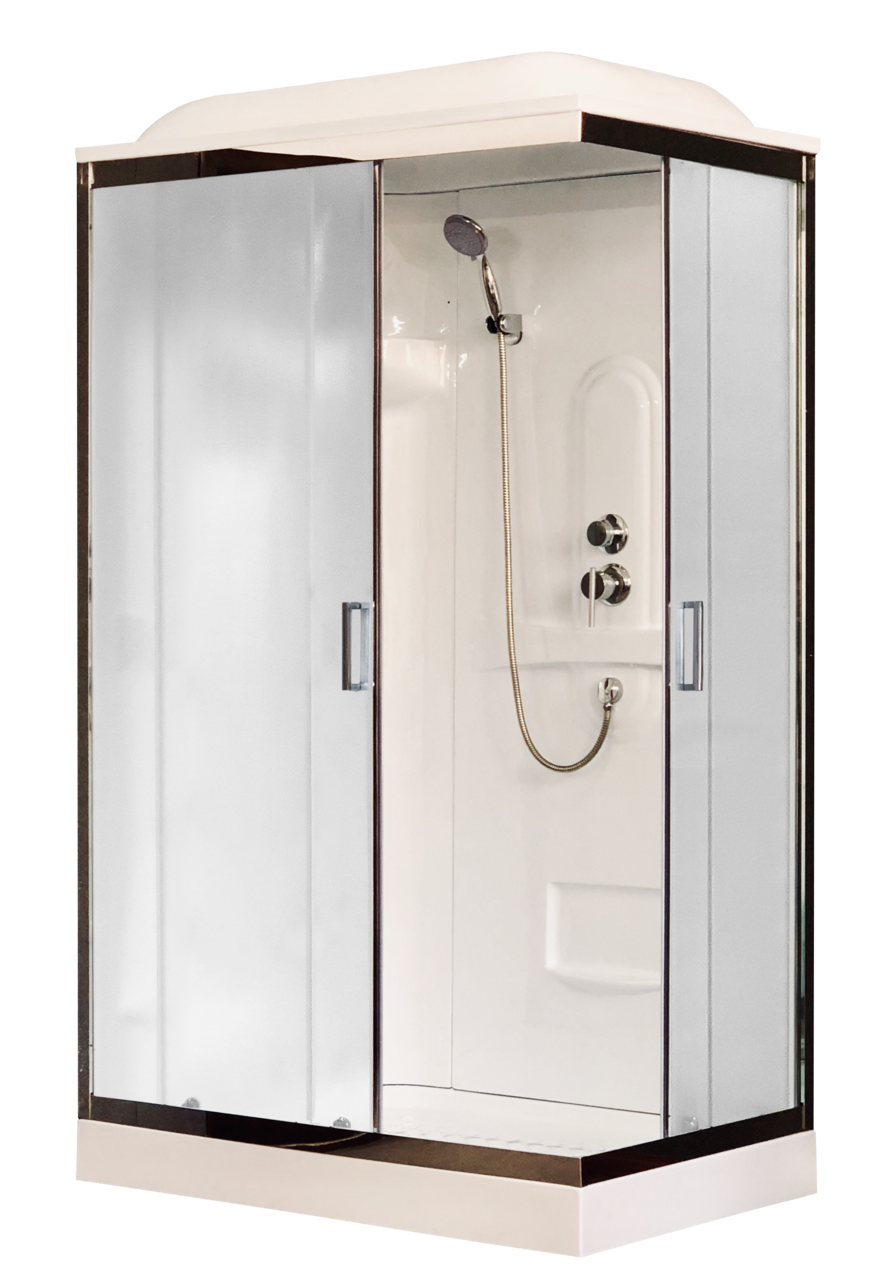 картинка Душевая кабина Royal Bath 8120HP1-M-CH (матовое) левая 120x80x217 
