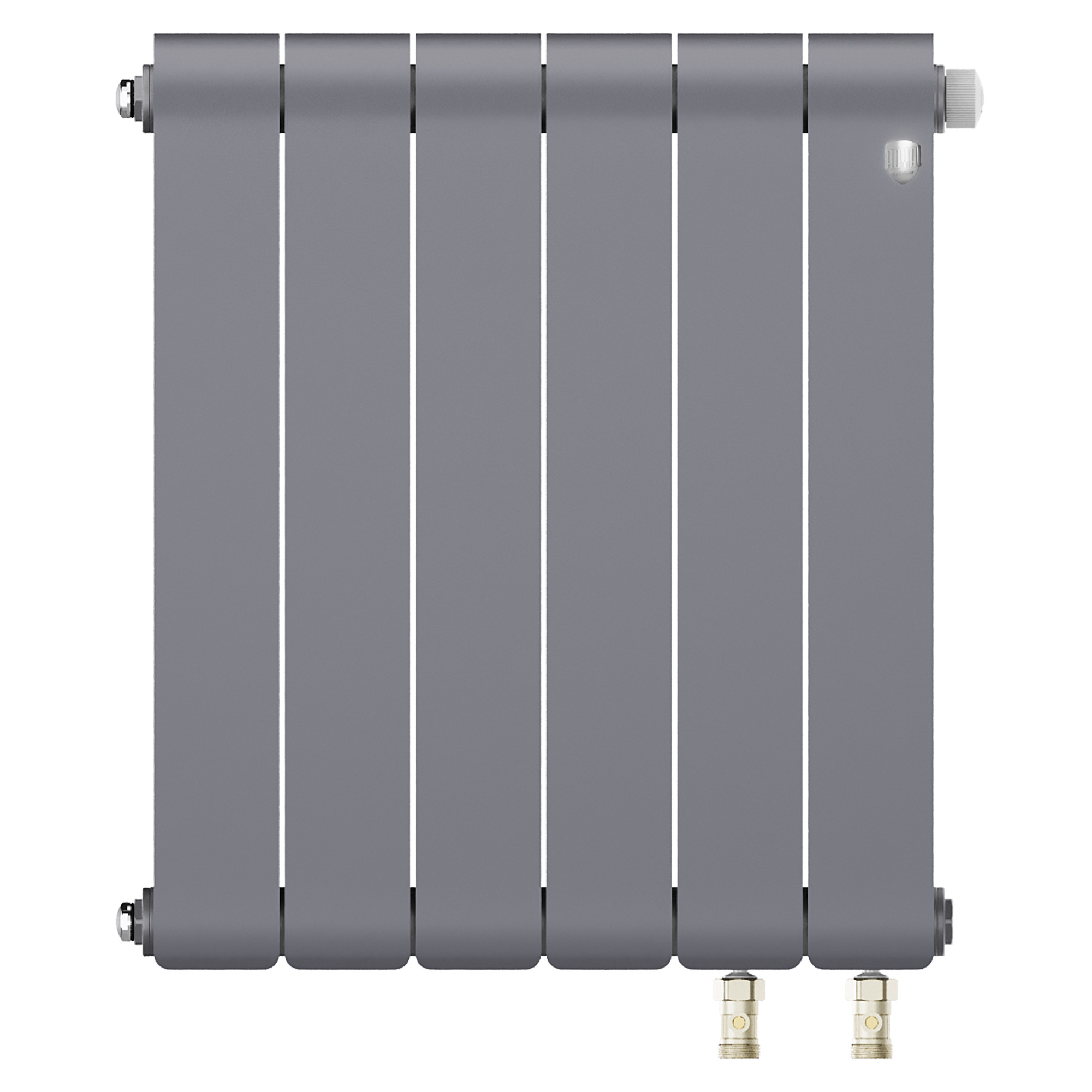 картинка Радиатор биметаллический Royal Thermo Infinity 500 Silver Satin VR80 6 секций 