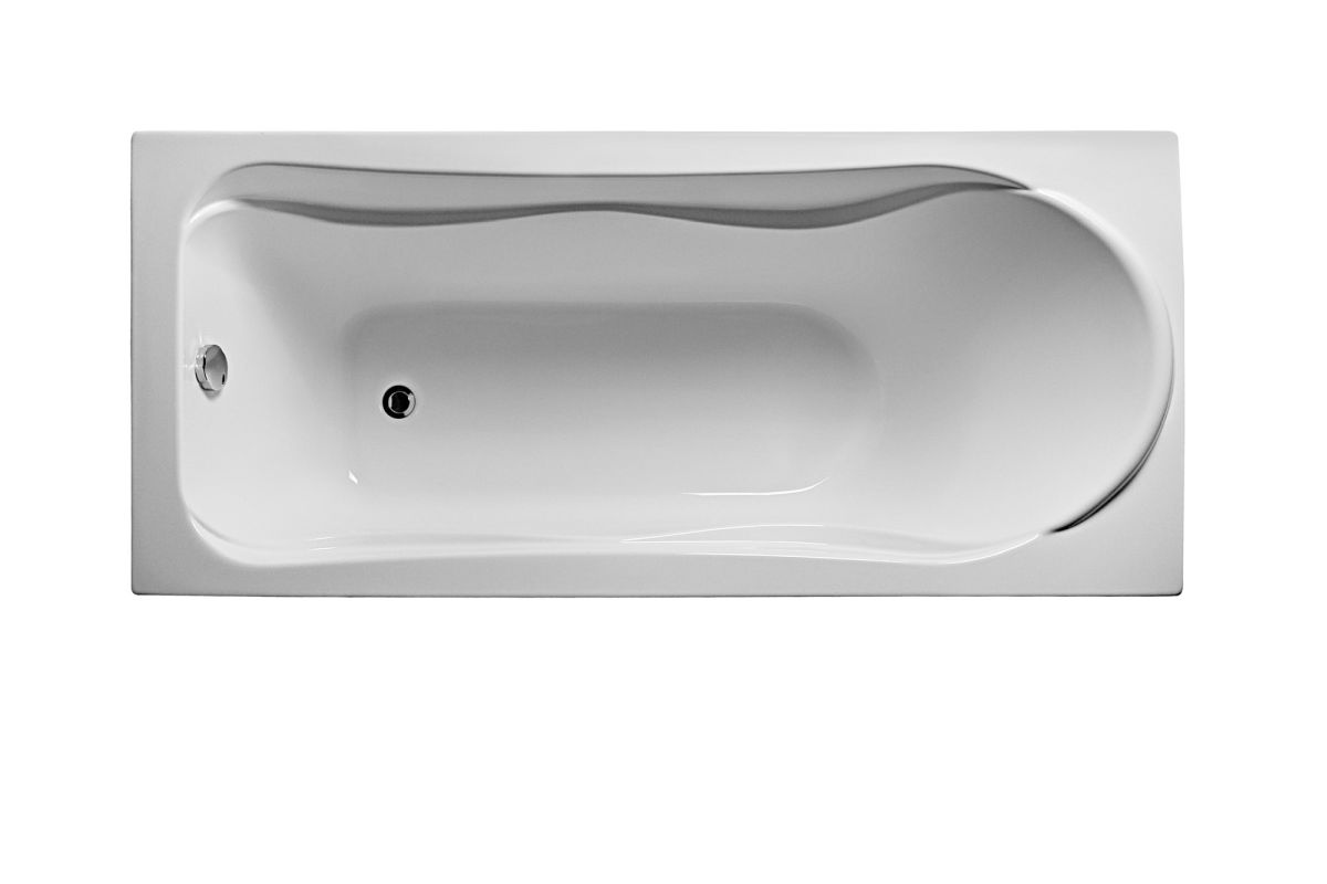 картинка Акриловая ванна Eurolux AKRA 170x75 с каркасом, экраном и слив-переливом 