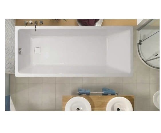 картинка Акриловая ванна Vagnerplast Cavallo 160 см ультра белый с каркасом VPK16070 