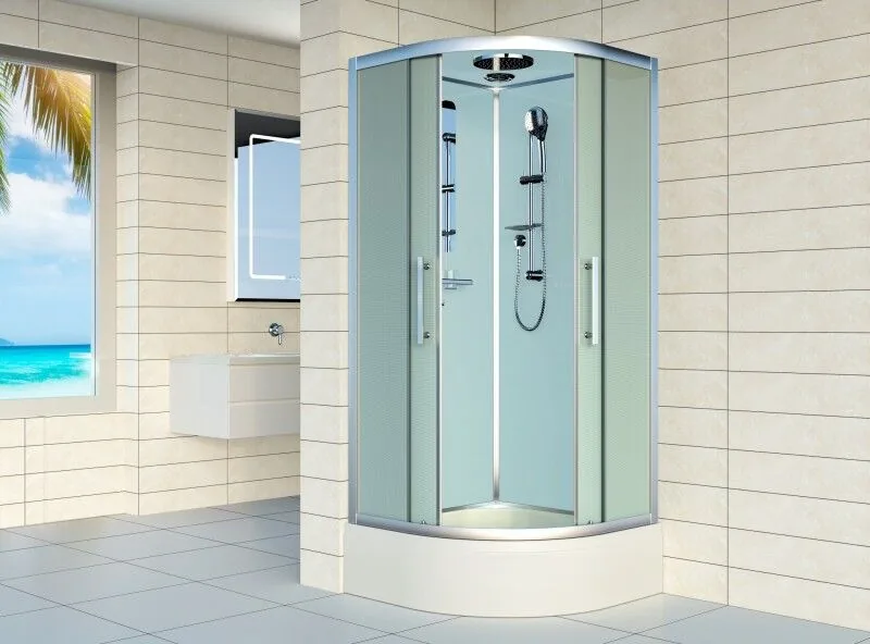 картинка Душевая кабина со средним поддоном Esbano EST-90CRM 90х90х210 см 