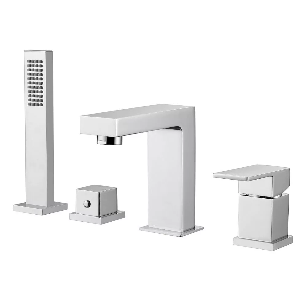 картинка Смеситель ABBER Daheim AF8213 на борт ванны, хром 