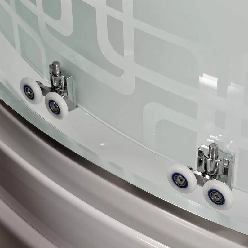 картинка Душевая кабина Deto EM 2712 R с гидромассажем и электрикой 