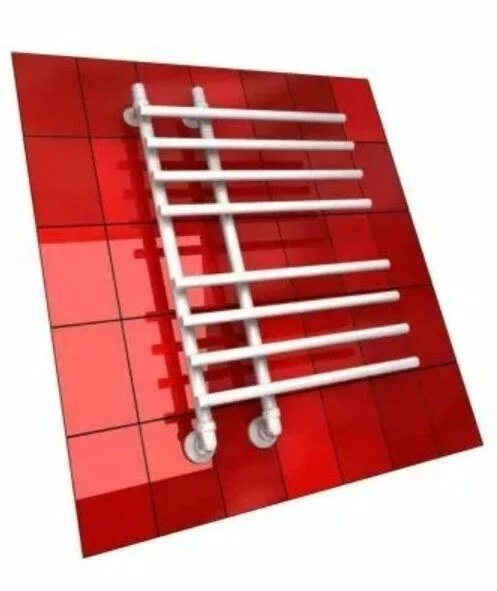 картинка Полотенцесушитель Двин L primo 60/15/55 1"-3/4"-1/2" Универсальный К3, Белый (4627085980810) 