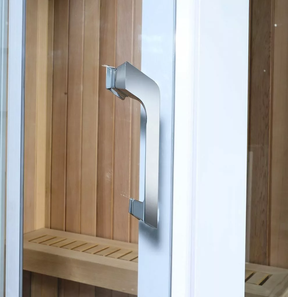 картинка Душевая кабина Orans Diamond SR-89103RS-white с финской сауной и баней левая белая 