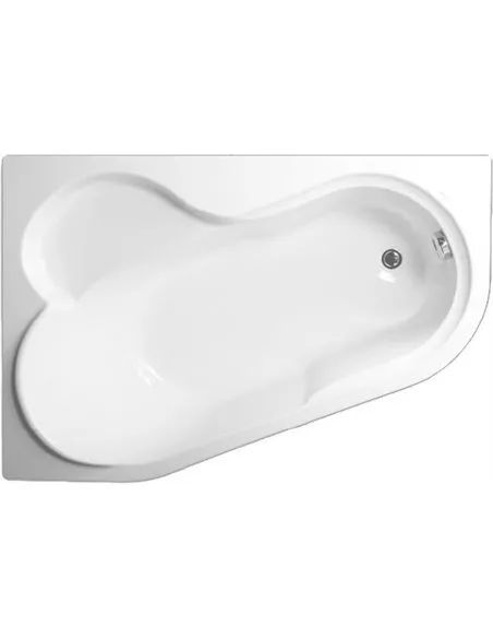 картинка Акриловая ванна Vagnerplast Selena 147 L ультра белый 