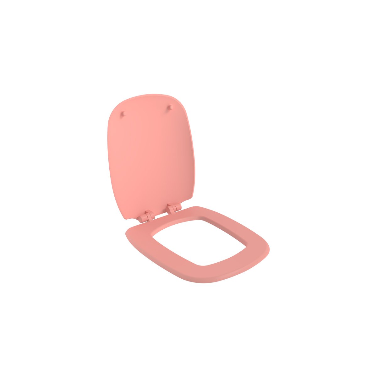 картинка Унитаз подвесной Ambassador Diamond 123T20901R розовый матовый с толстой крышкой 