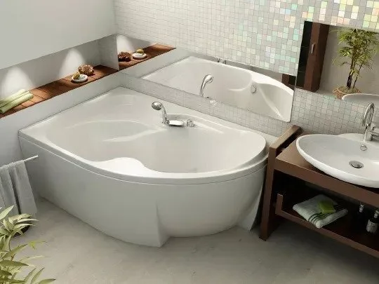 картинка Акриловая ванна Акватек Вега L, с фронтальным экраном 