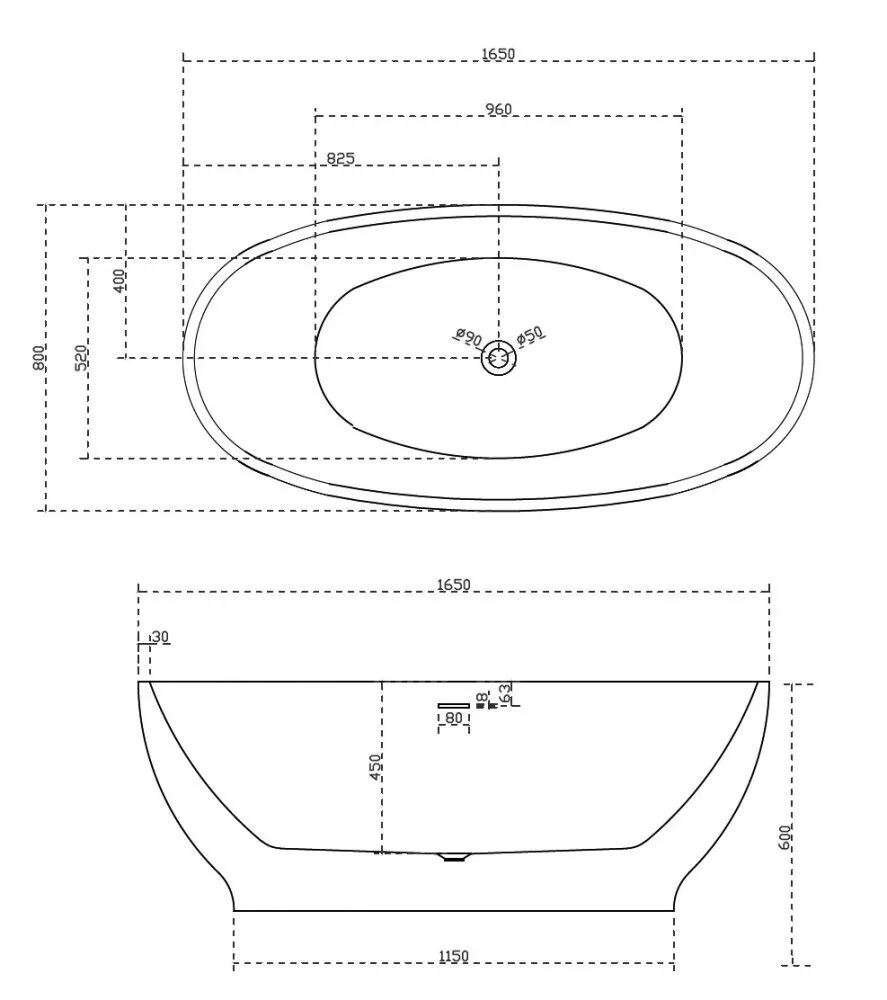 картинка Акриловая ванна Abber AB9207MB 