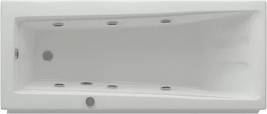 картинка Акриловая ванна Акватек Либра 150 см с гидромассажем и экраном 