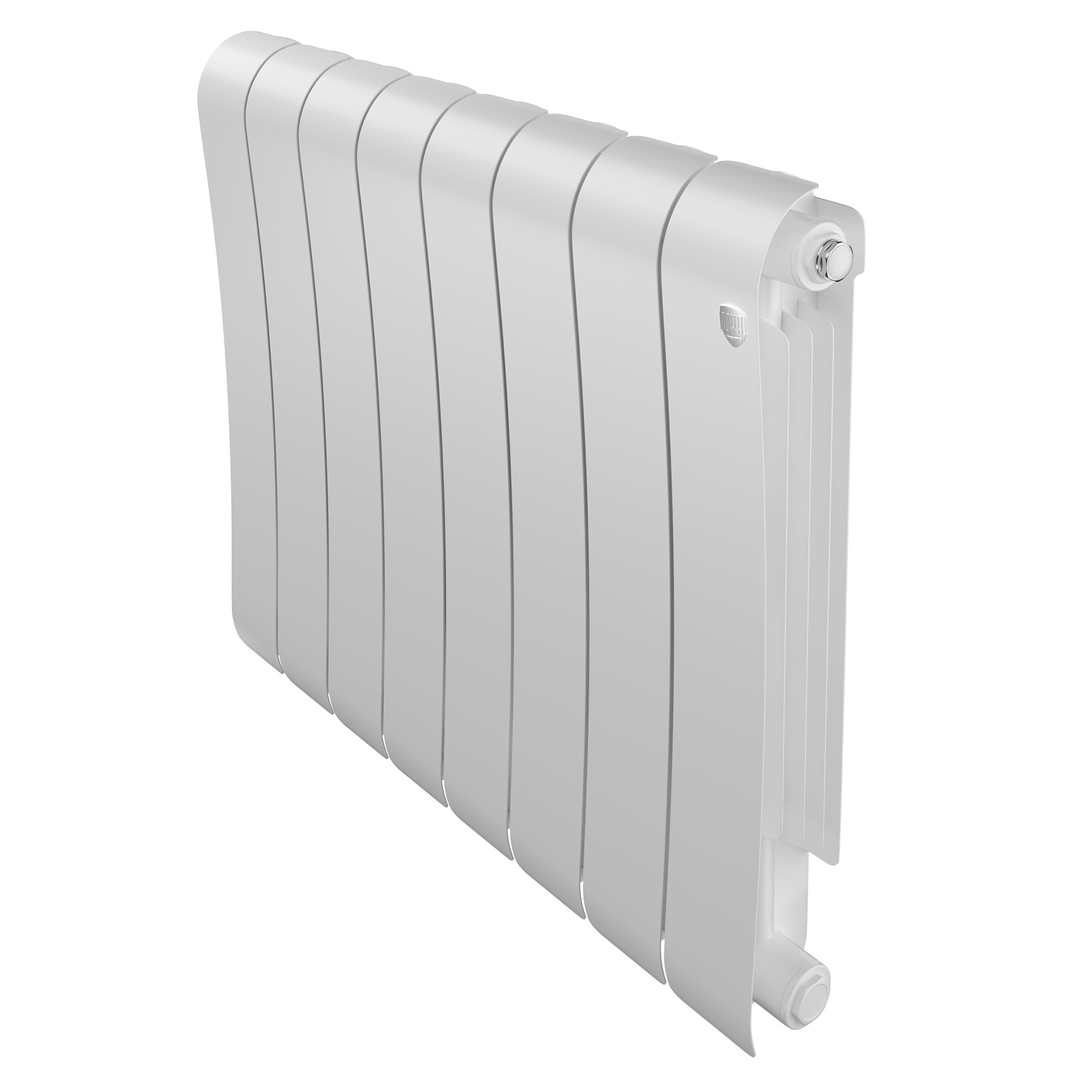 картинка Радиатор биметаллический Royal Thermo Infinity 500 Bianco Traffico 8 секций 