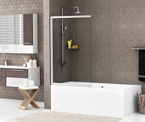 картинка Стеклянная шторка на ванну WasserKRAFT Main 41S02-80 WasserSchutz 