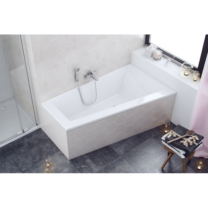 картинка Ванна EXCELLENT Sfera 170x100 правая с ножками HW-ST-NWAEX-68 
