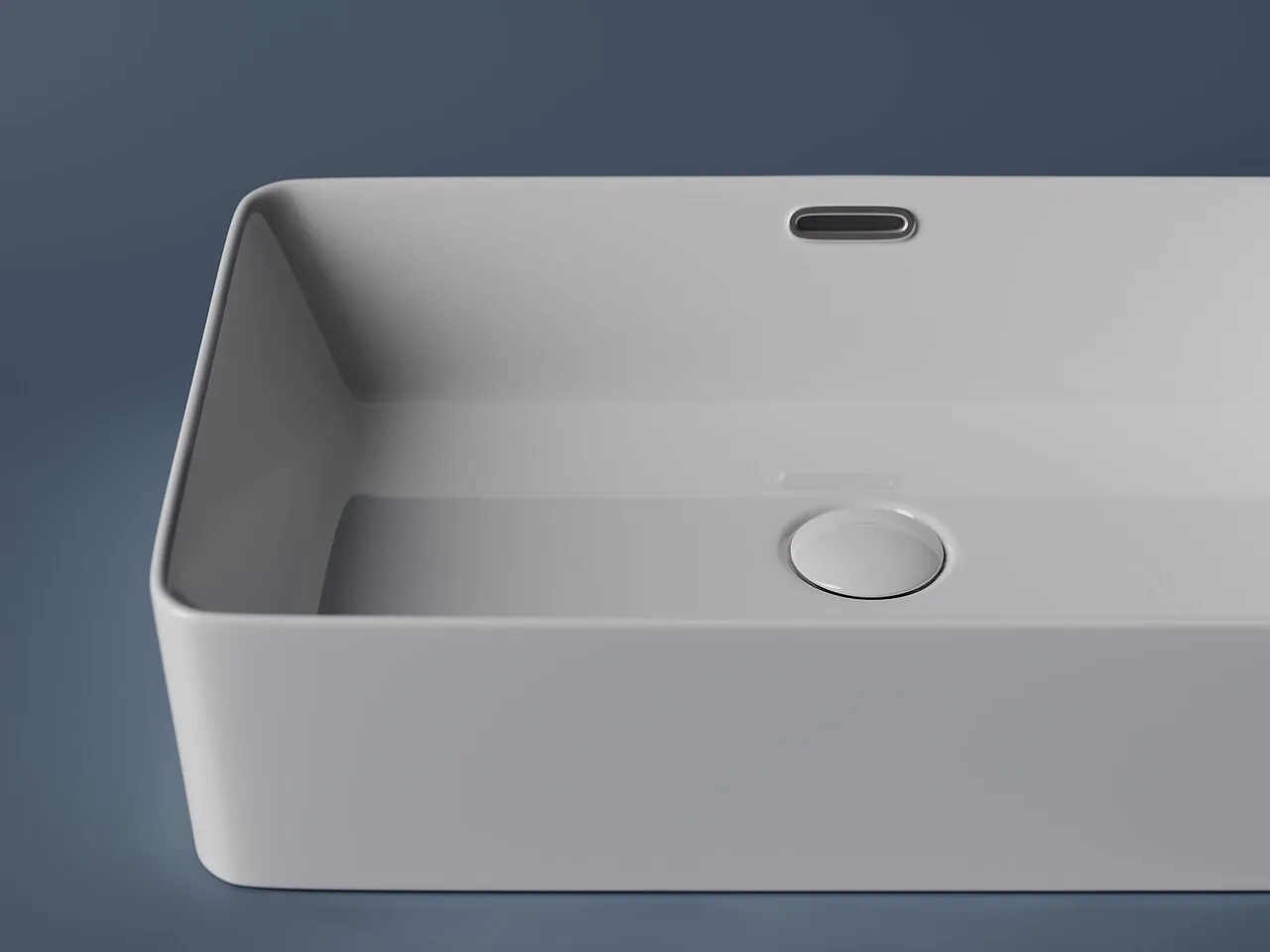 картинка Накладная раковина Ceramicanova Element CN5025 цвет белый 60х38 см 