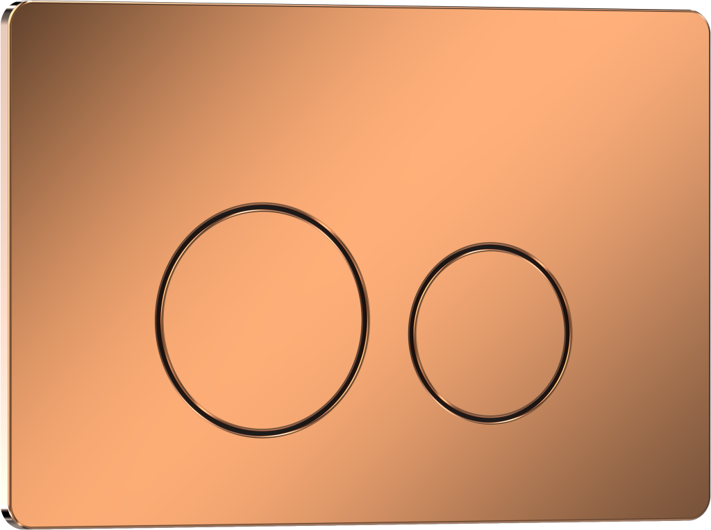 картинка Комплект 3 в 1 IBERICA BLANCA инсталляция с унитазом BURGOS ALTO IB.BRA.231.1B1 клавишей розовое золото глянцевый INOX-О IB.B081.007.001 