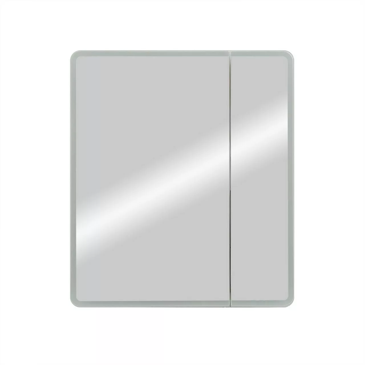 фото Зеркало-шкаф Континент "Emotion LED" 700х800 с подсветкой, 2 створки 