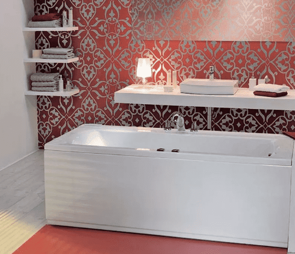 картинка Акриловая ванна Santek Монако 160 см с монтажным набором WH112425 