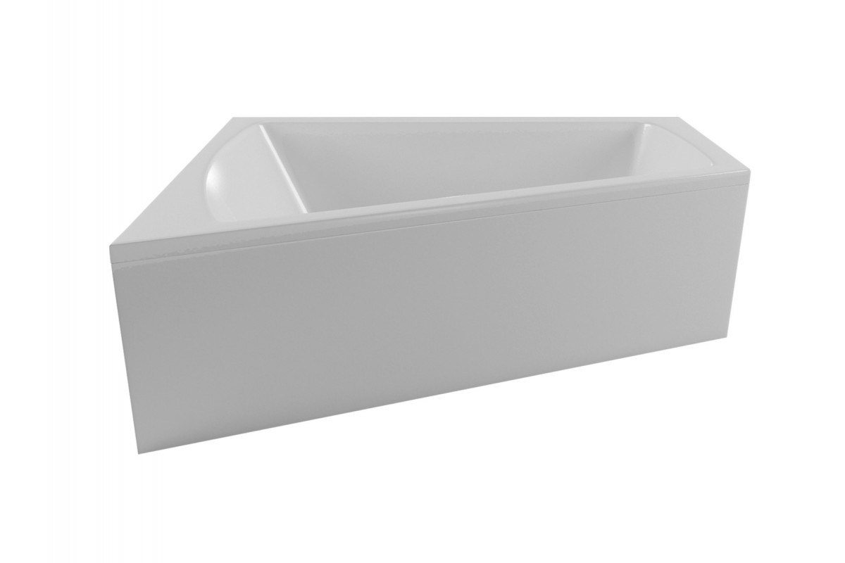 картинка Акриловая ванна Vayer Trinity L 160x120 с каркасом и слив-переливом 