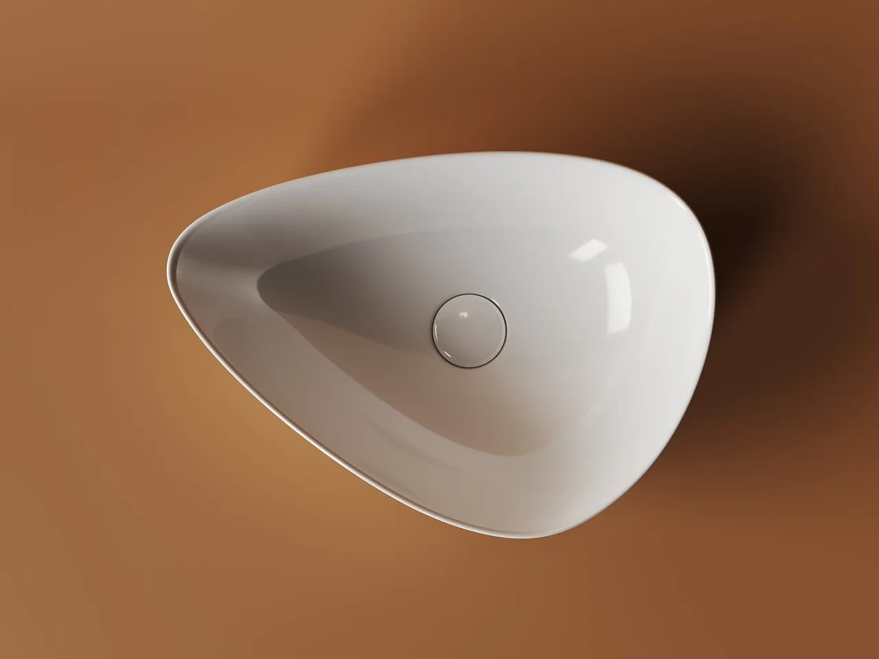 картинка Накладная раковина Ceramicanova Element CN5026 цвет белый 45.5х32 см 