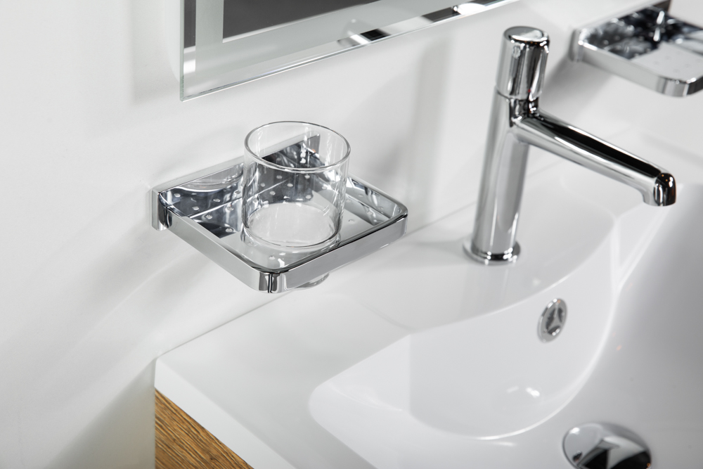 фото Тумба с раковиной подвесная BelBagno ALBANO 60 Rovere Rustico, раковина белая 