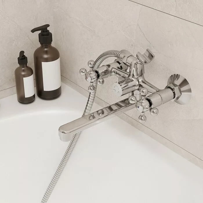 картинка Смеситель Milardo Duplex DUPSB02M02 для ванны с душем 