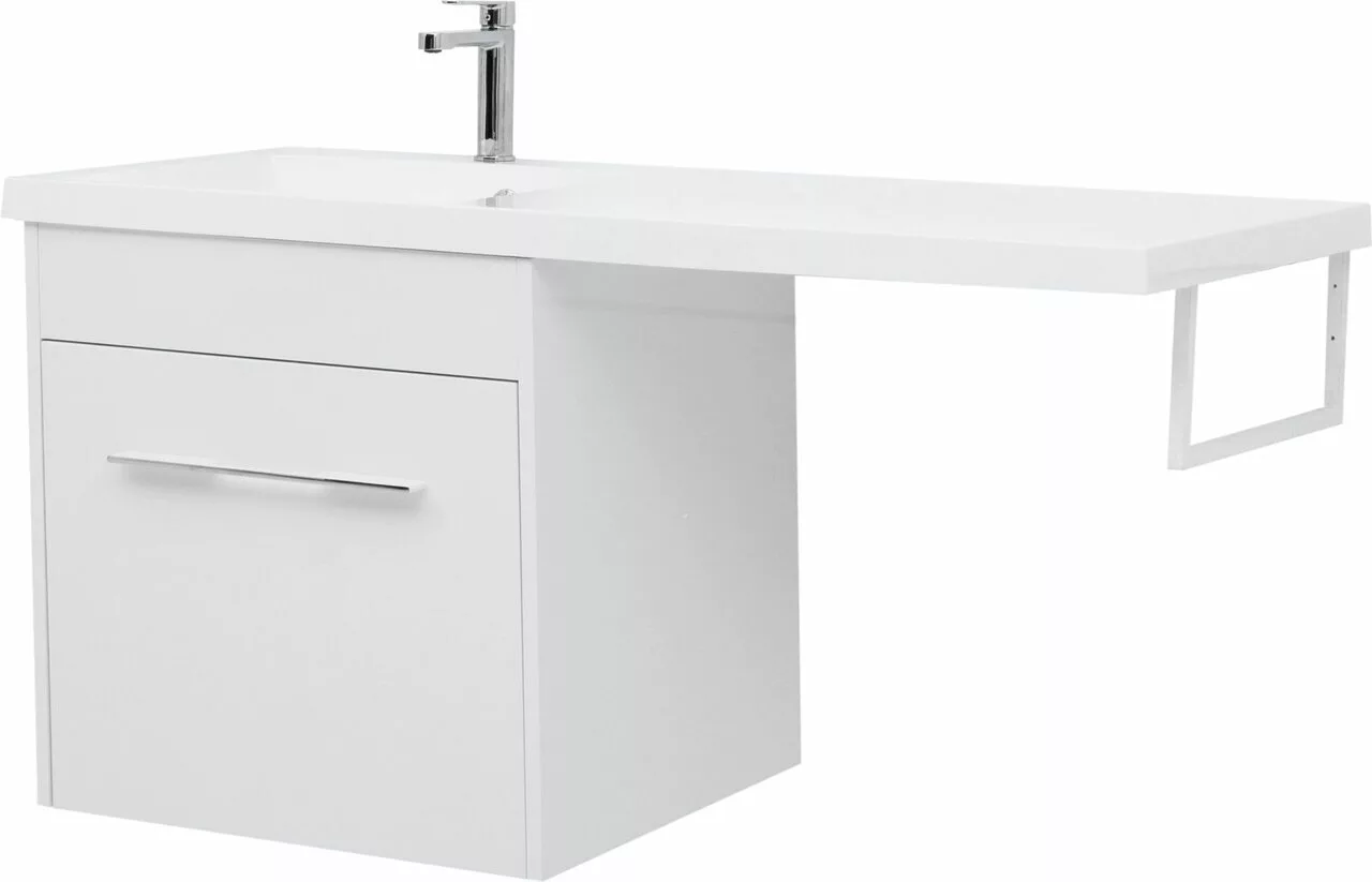 фото Тумба с раковиной Aquanet Августа 120 L белый арт. 00239781 