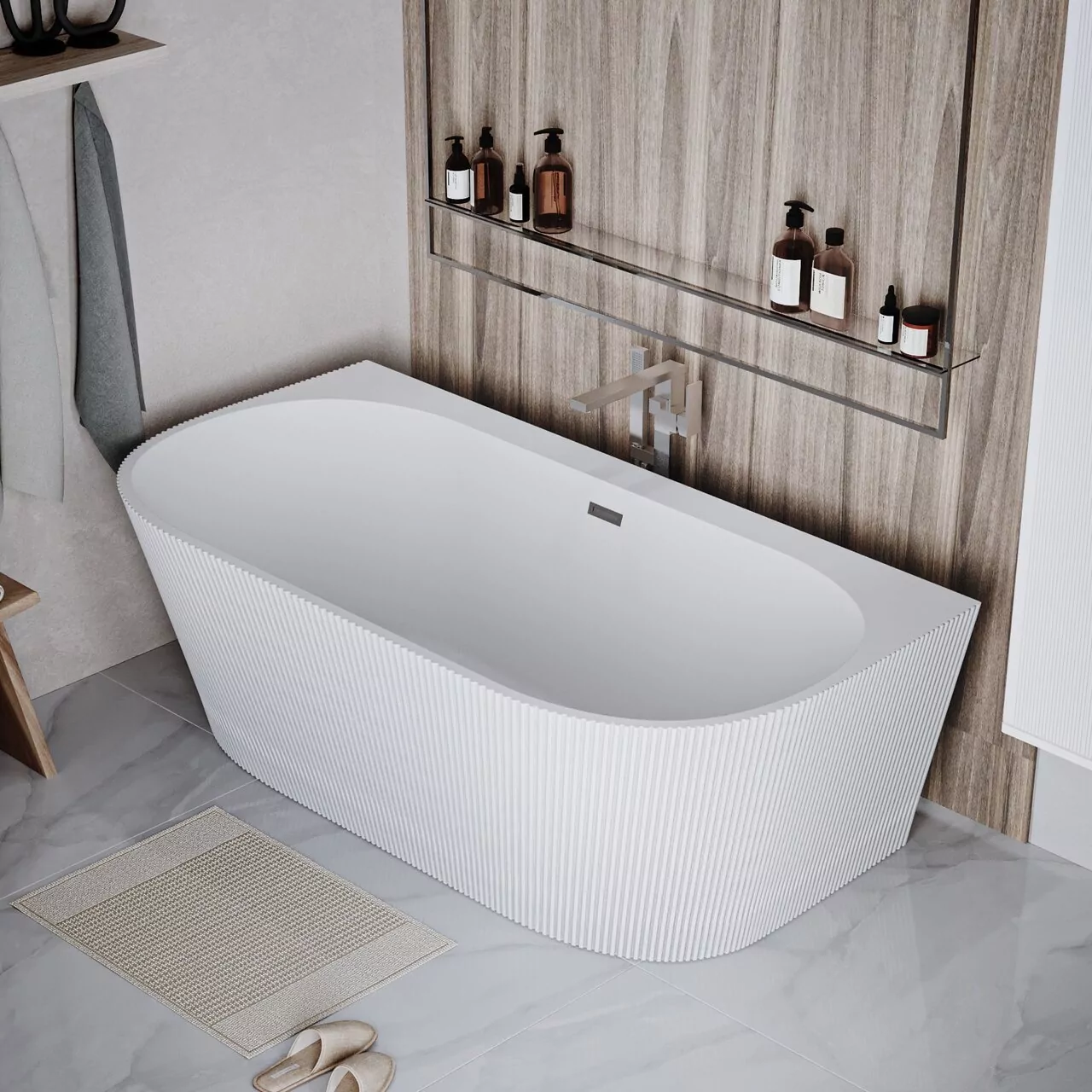 картинка Ванна отдельностоящая Grossman GR-17071M Cristal 170x80x58 