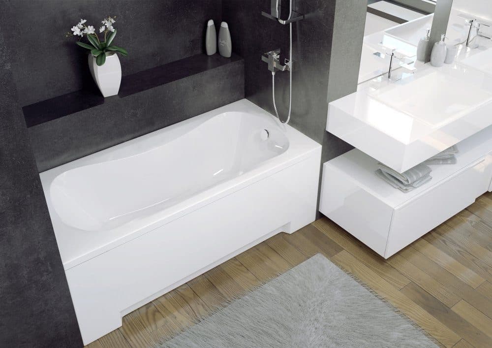 картинка Акриловая ванна Besco Aria 160x70 с каркасом KMP16070 