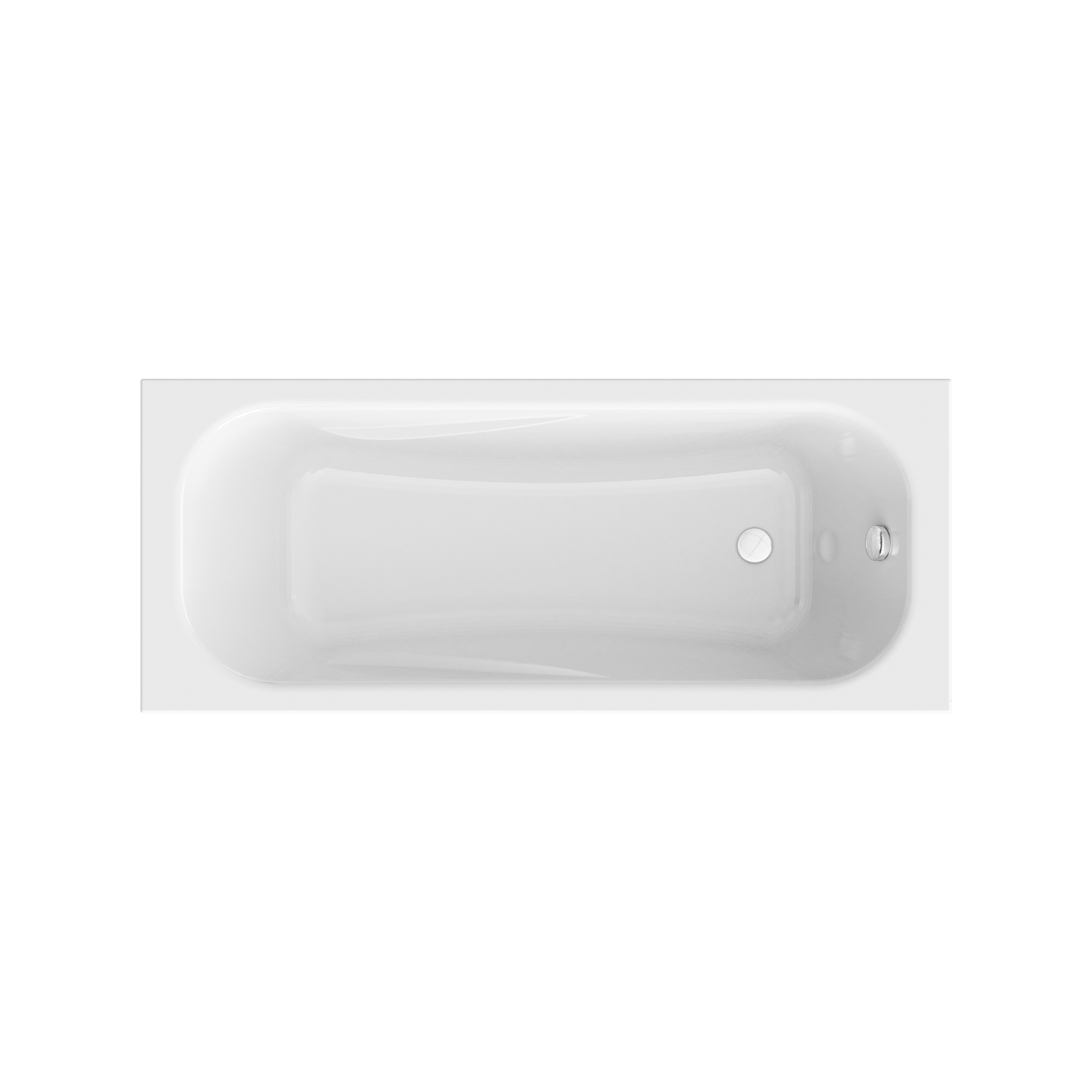 картинка Ванна 1Marka CLASSIC 170х70 А с каркасом и слив-переливом 