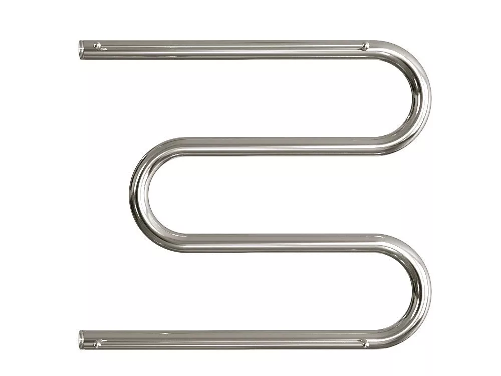 картинка Полотенцесушитель Двин M 50/60 1" С полкой Водяной К0, Полированный (4627086010806) 