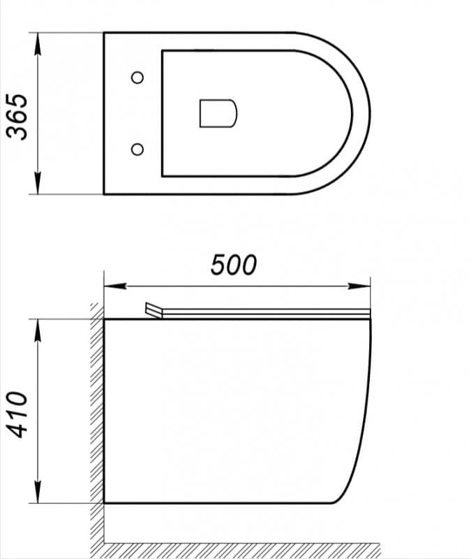 картинка Чаша для унитаза подвесного BelBagno Amanda BB051CHR