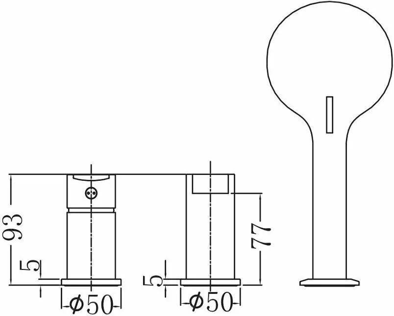 картинка Смеситель на борт ванны Aquanet Passion AF300-63С 