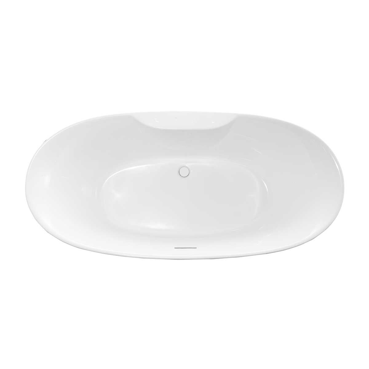 картинка Акриловая ванна Vincea VBT-405B-1700, 170х80х58, цвет белый, слив-перелив в комплекте, белый 