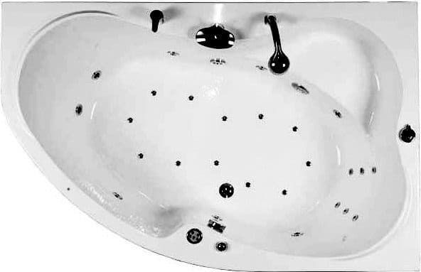 картинка Акриловая ванна Aquanet Capri 160x100 R с каркасом 