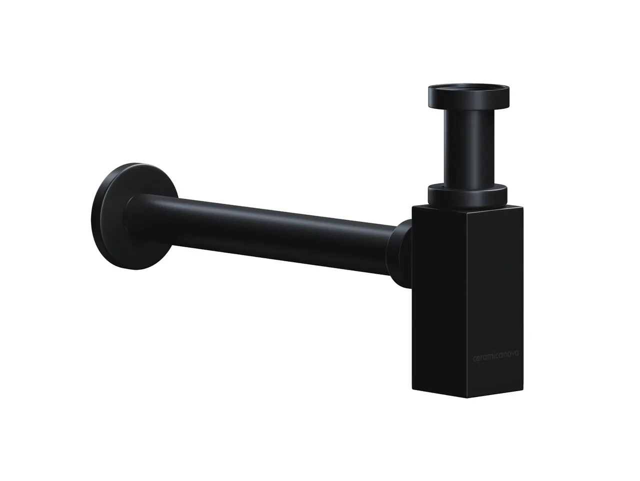 картинка Сифон для раковины Ceramicanova 70002MB цвет черный матовый 