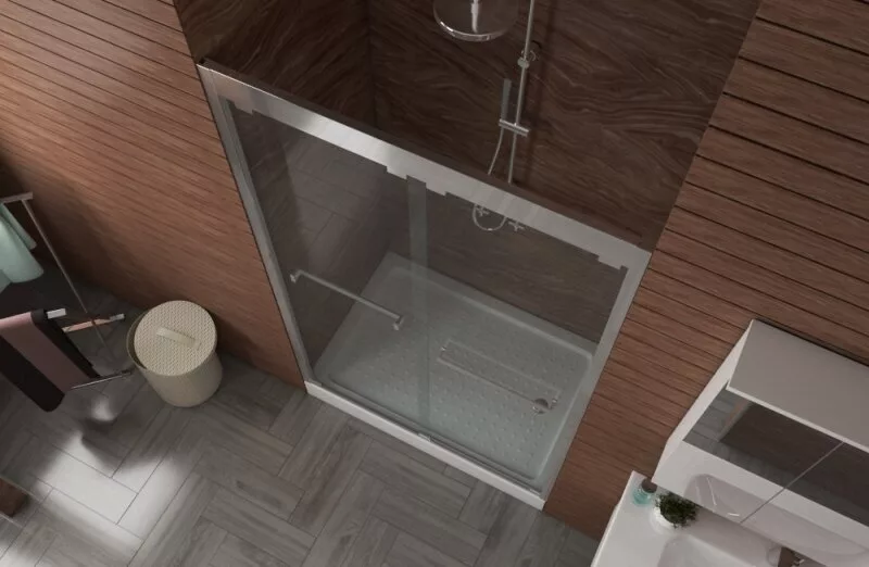 картинка Душевая дверь в нишу BRAVAT Stream  BD120.4203S 