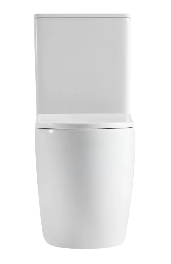 картинка Унитаз напольный IBERICA BLANCA BILBAO MAXI IB.BLM.124.1B1 белый безободковый TORNADO тонкое сиденье дюропласт soft close 