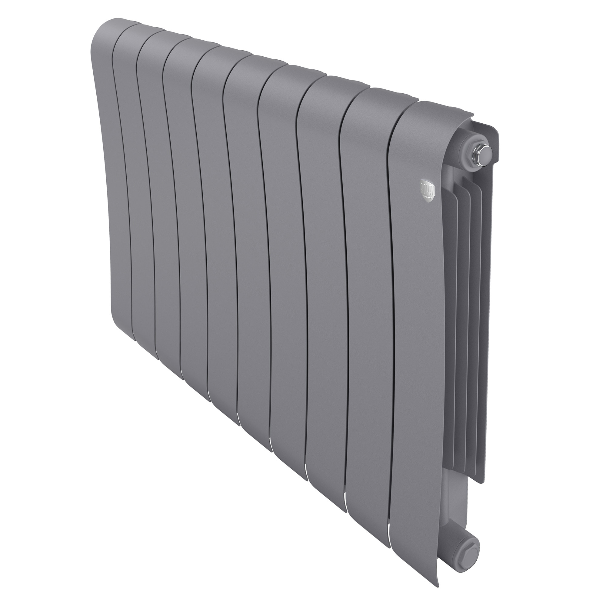 картинка Радиатор биметаллический Royal Thermo Infinity 500 Silver Satin 10 секций 