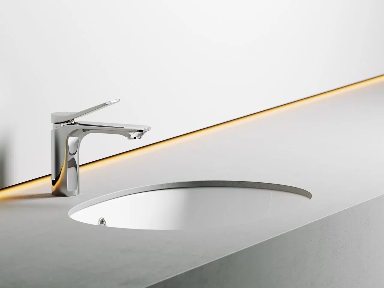 картинка Встраиваемая раковина Ceramicanova Element CN6044 цвет белый 56.5х38.5 см 
