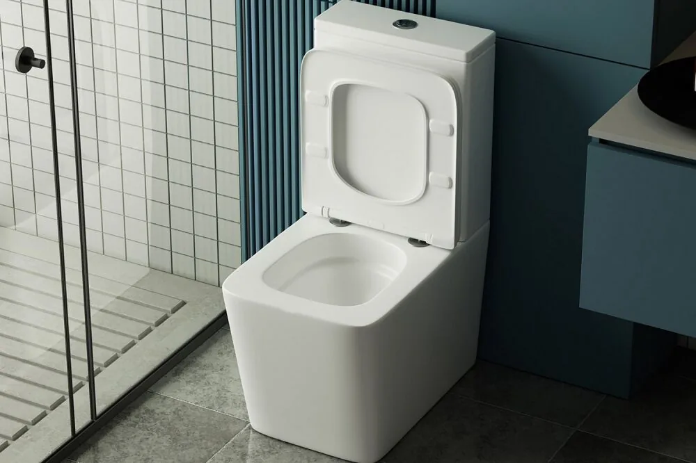 картинка Унитаз ABBER Rechteck AC1210T компакт белый безободковый смыв торнадо 