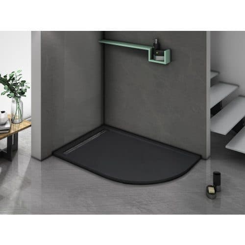 фото Душевой поддон WeltWasser WW TRR 12080 Stone-BL L черный 