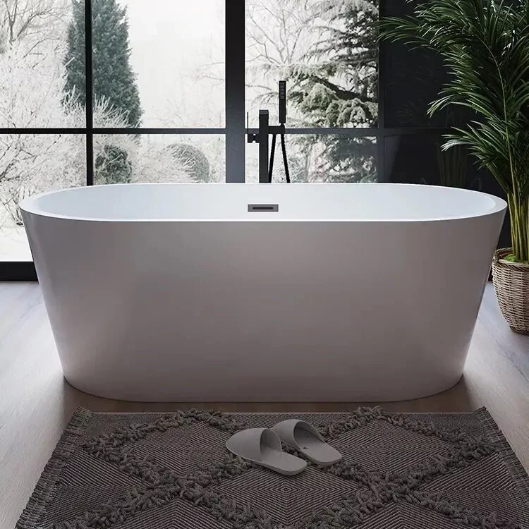 картинка Ванна Ceruttispa RESIA150 акриловая отдельностоящая 1500x750x580 