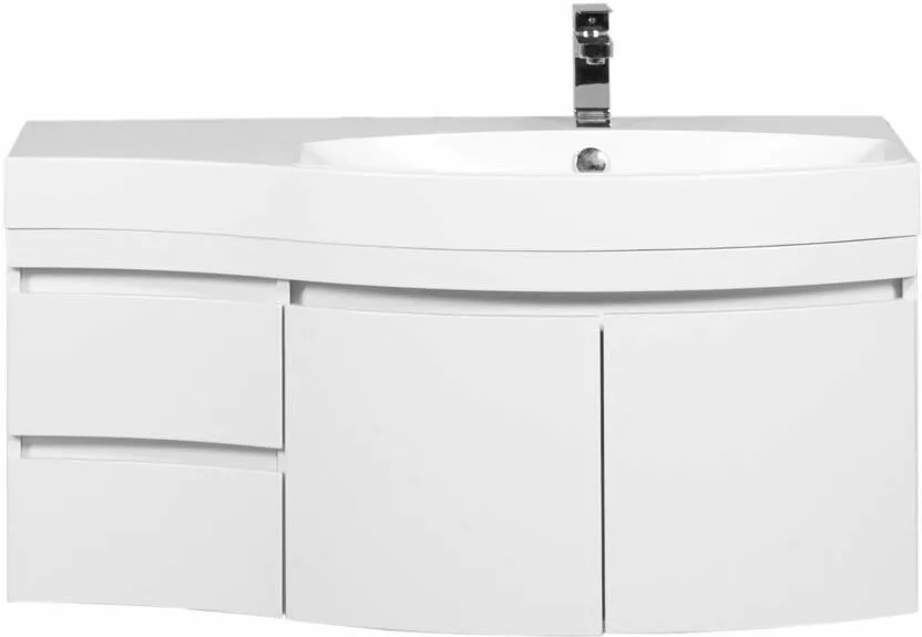 фото Тумба с раковиной Aquanet Опера 115 R белый (2 дверцы 2 ящика) арт. 00212992 