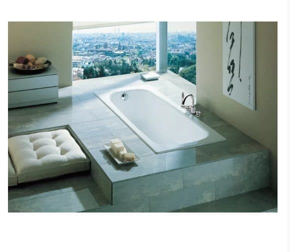 картинка Чугунная ванна Roca Continental 211506001 120х70 см с ножками 150412330 
