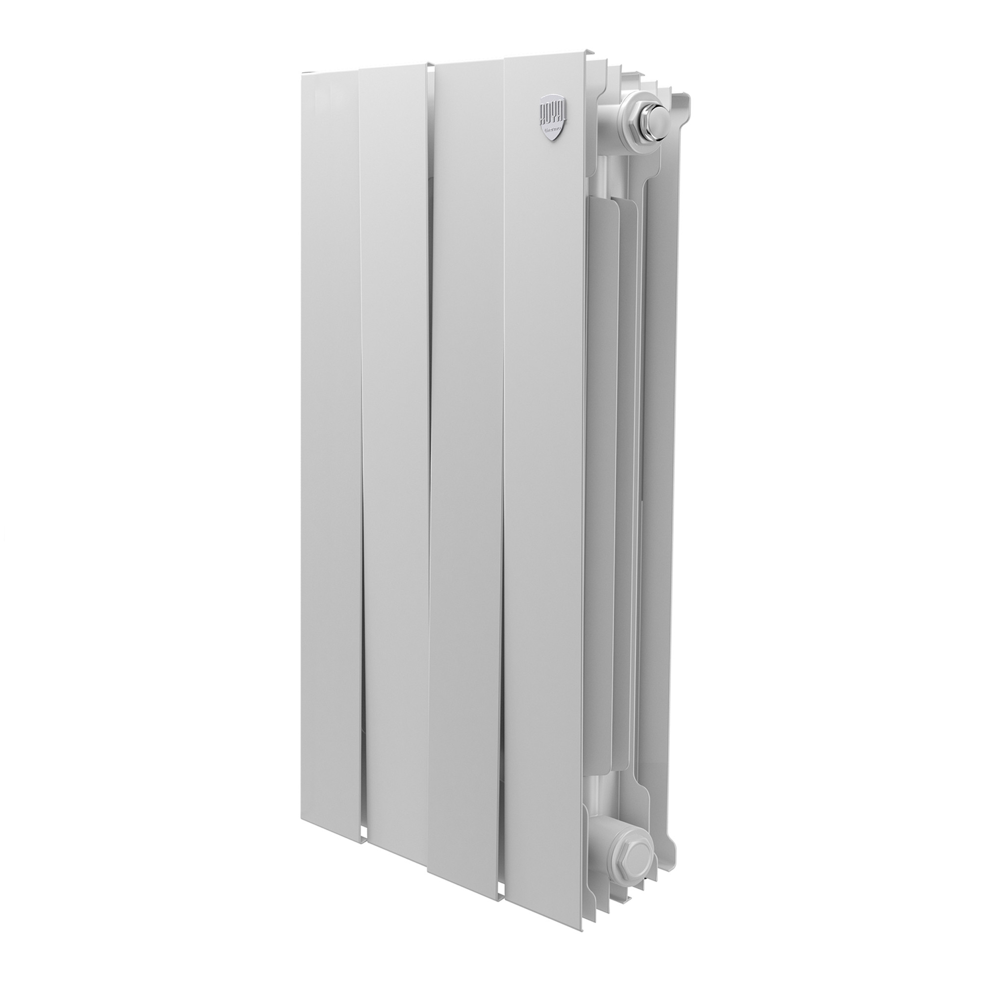 картинка Радиатор биметаллический Royal Thermo PianoForte 500 Белый 4 секции 