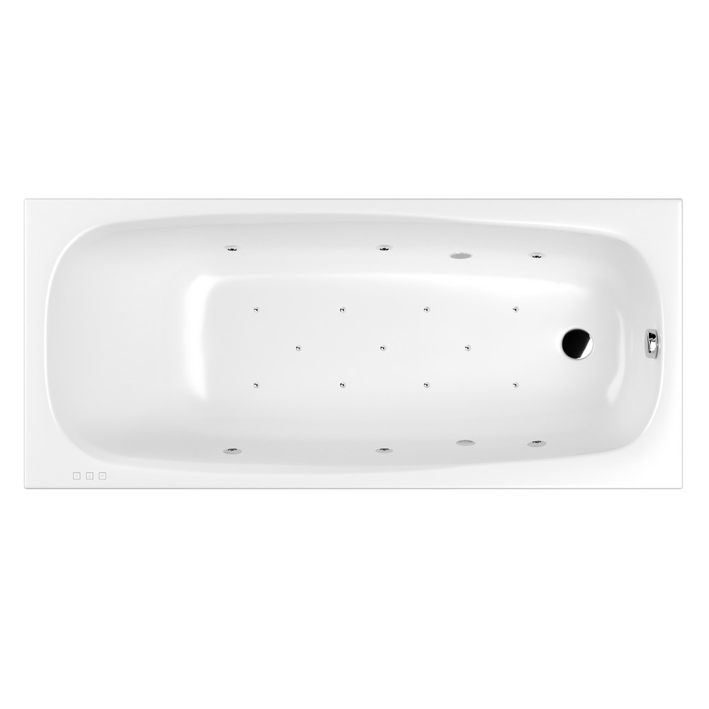 картинка Ванна WHITECROSS Layla Slim 180x80 RELAX хром 